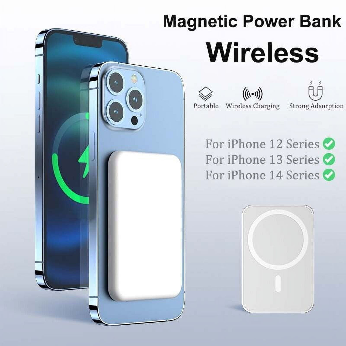 PowerBank Sans Fil Pour iPhone iOS MagSafe